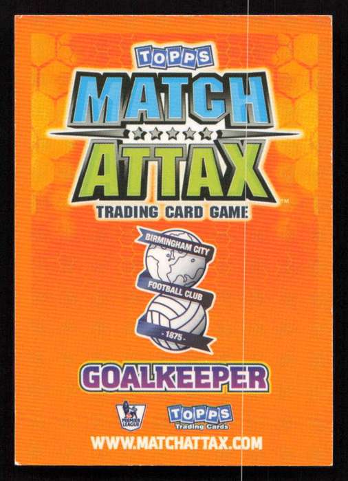Topps Match Attax PL 2009/2010 - Birmingham City - Joe Hart