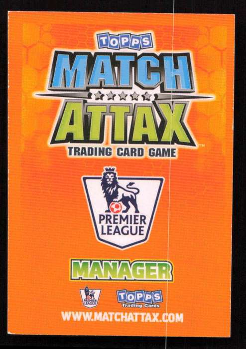 Topps Match Attax PL 2009/2010 - Birmingham City - Alex McLeish
