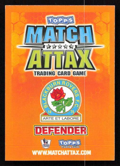 Topps Match Attax PL 2009/2010 - Blackburn Rovers - Ryan Nelsen Club Captain