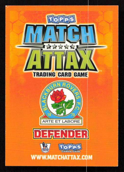 Topps Match Attax PL 2009/2010 - Blackburn Rovers - Zurab Khizanishvili