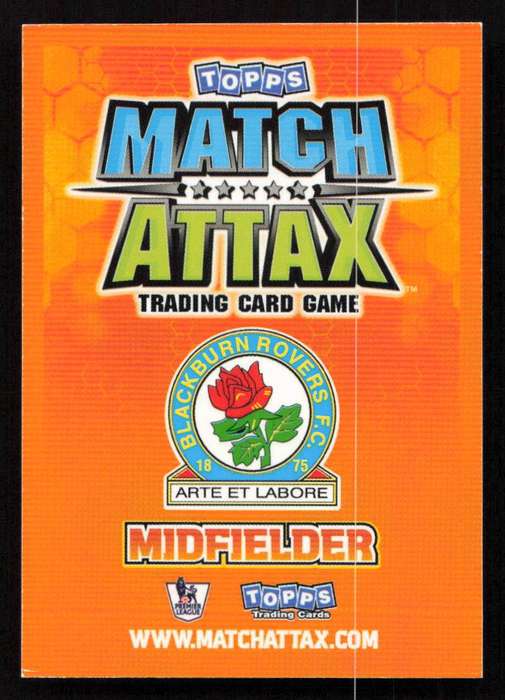 Topps Match Attax PL 2009/2010 - Blackburn Rovers - Steven Nzonzi