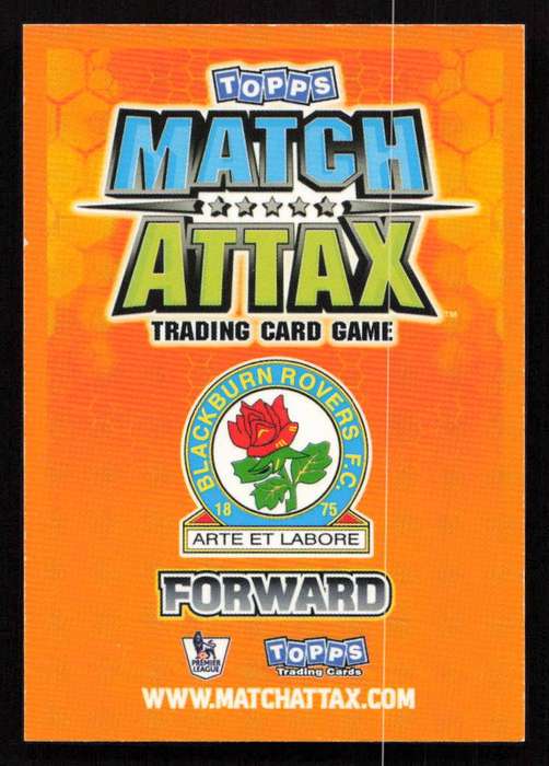 Topps Match Attax PL 2009/2010 - Blackburn Rovers - Nicola Kalinic
