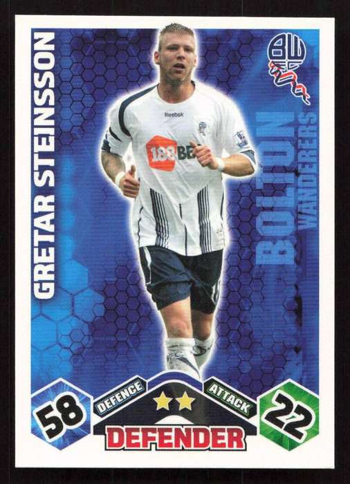 Topps Match Attax PL 2009/2010 - Bolton Wanderers - Gretar Steinsson