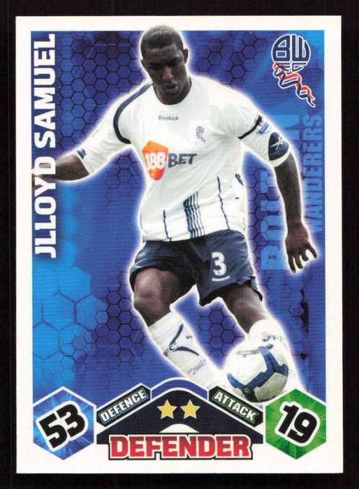 Topps Match Attax PL 2009/2010 - Bolton Wanderers -  Jlloyd Samuel