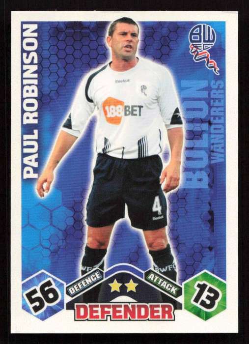 Topps Match Attax PL 2009/2010 - Bolton Wanderers - Paul Robinson