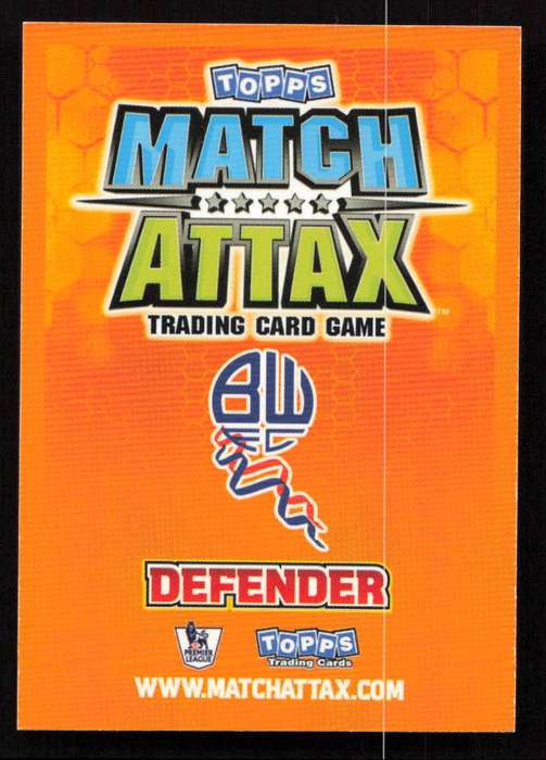 Topps Match Attax PL 2009/2010 - Bolton Wanderers - Chris Basham