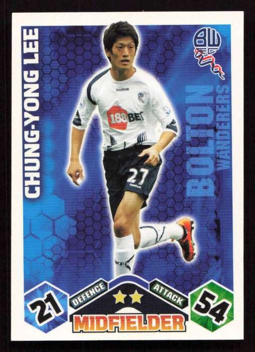 Topps Match Attax PL 2009/2010 - Bolton Wanderers - Chung-Yong Lee
