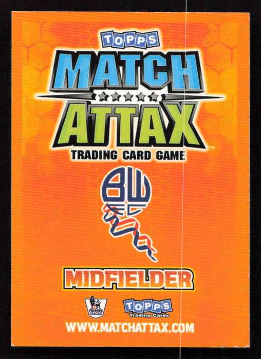 Topps Match Attax PL 2009/2010 - Bolton Wanderers - Fabrice Muamba