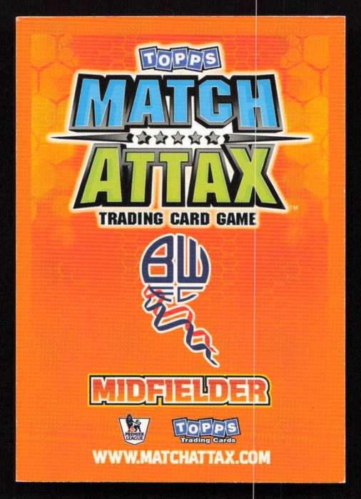 Topps Match Attax PL 2009/2010 - Bolton Wanderers -  Gavin McCann
