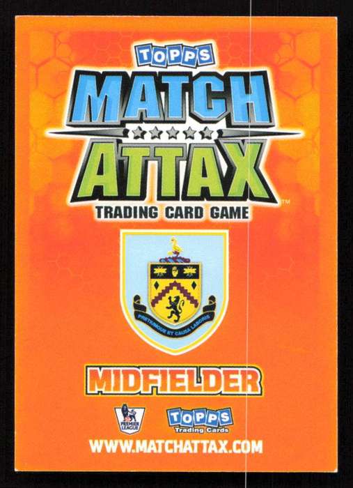 Topps Match Attax PL 2009/2010 - Burnley - Joey Gudjonsson