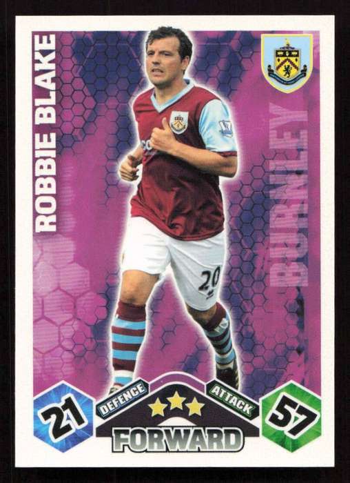 Topps Match Attax PL 2009/2010 - Burnley - Robbie Blake