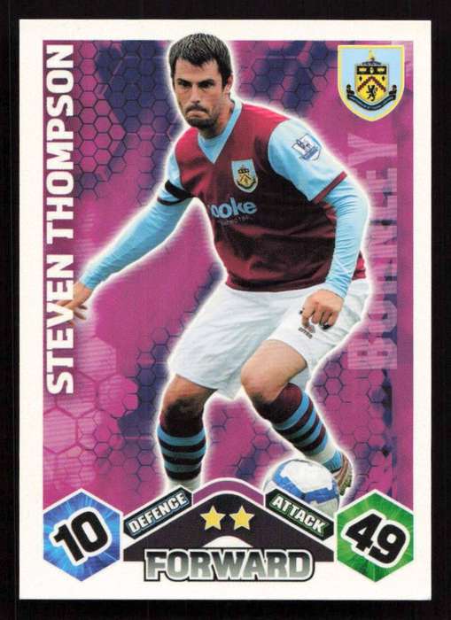 Topps Match Attax PL 2009/2010 - Burnley -  Steven Thompson