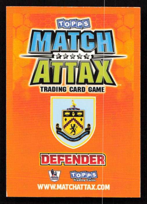 Topps Match Attax PL 2009/2010 - Burnley - Richard Eckersley