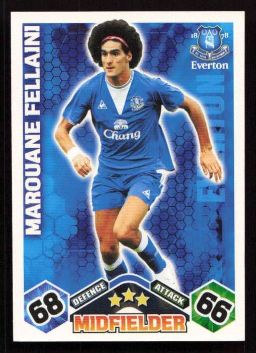 Topps Match Attax PL 2009/2010 - Everton - Marouane Fellaini