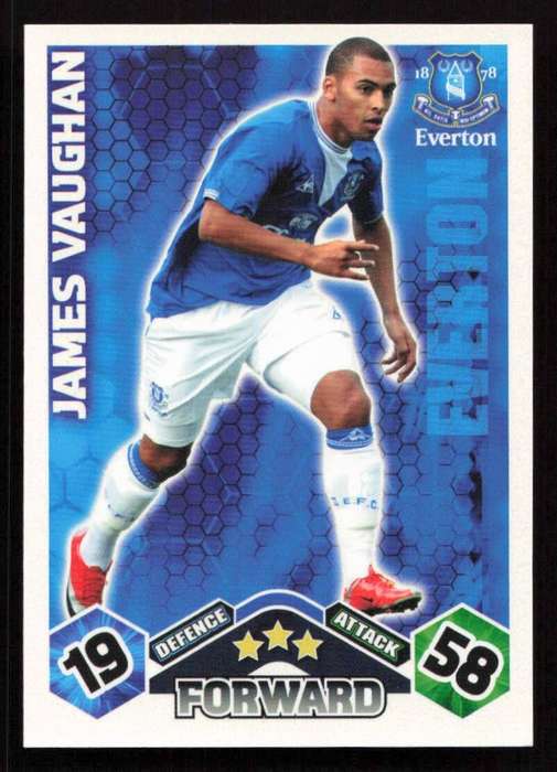 Topps Match Attax PL 2009/2010 - Everton - James Vaughan