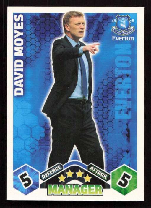 Topps Match Attax PL 2009/2010 - Manager - David Moyes