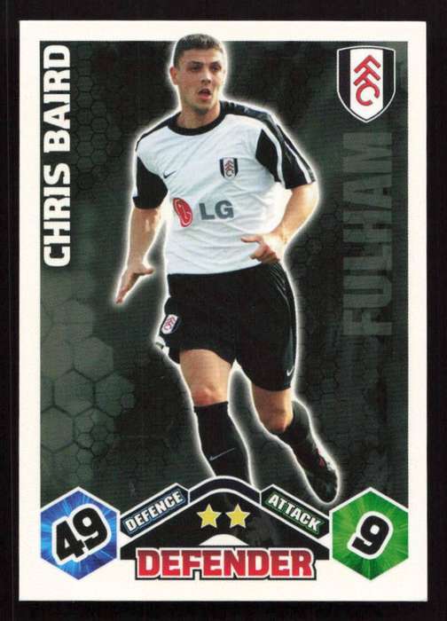 Topps Match Attax PL 2009/2010 - Fulham - Chris Baird