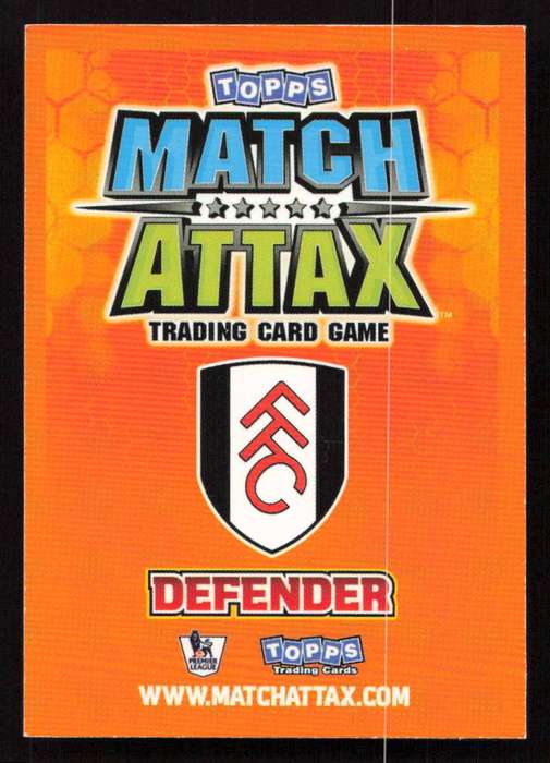 Topps Match Attax PL 2009/2010 - Fulham - Chris Baird
