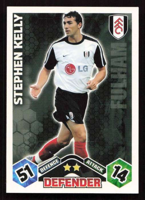 Topps Match Attax PL 2009/2010 - Fulham - Stephen Kelly