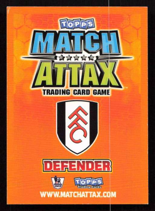 Topps Match Attax PL 2009/2010 - Fulham - Stephen Kelly