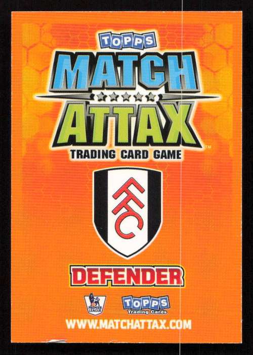 Topps Match Attax PL 2009/2010 - Fulham -  Chris Smalling
