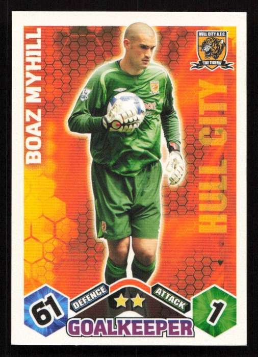 Topps Match Attax PL 2009/2010 - Hull City - Boaz Myhill