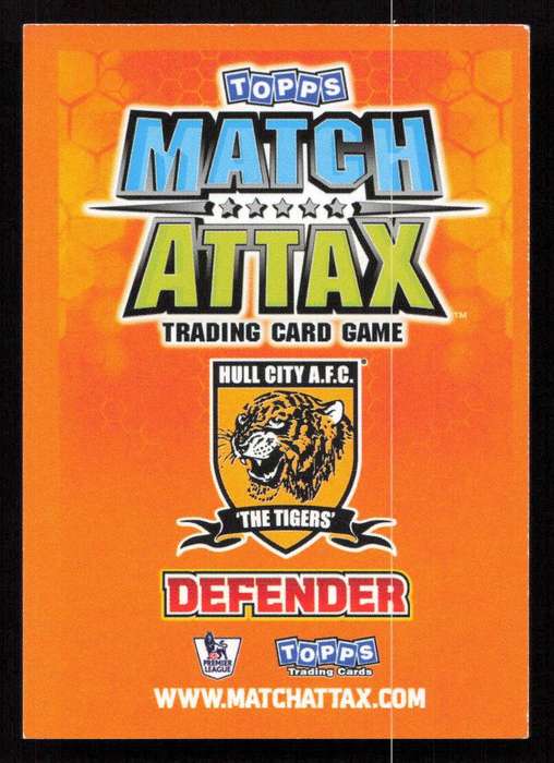 Topps Match Attax PL 2009/2010 - Hull City - Anthony Gardener Club Captain