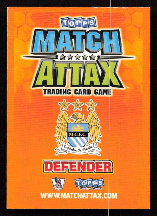 Topps Match Attax PL 2009/2010 - Manchester City - Joleon Lescott