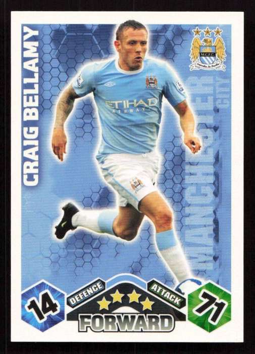Topps Match Attax PL 2009/2010 - Manchester City - Graig Bellamy