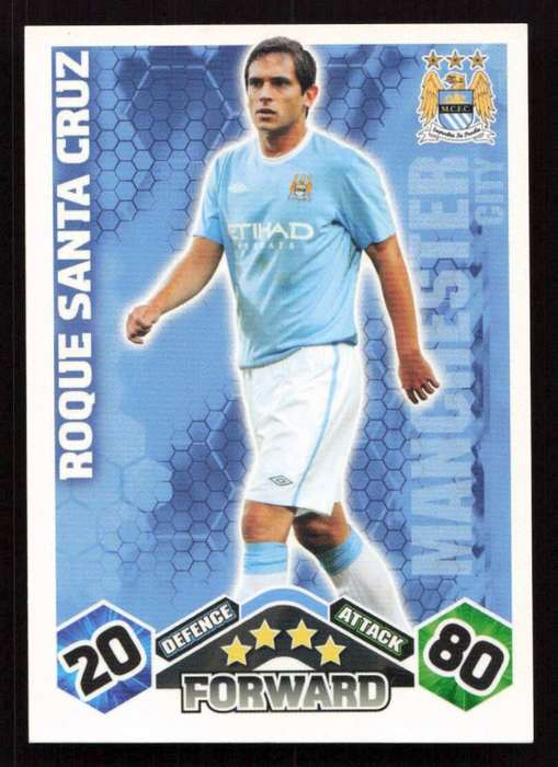 Topps Match Attax PL 2009/2010 - Manchester City - Roque Santa Cruz