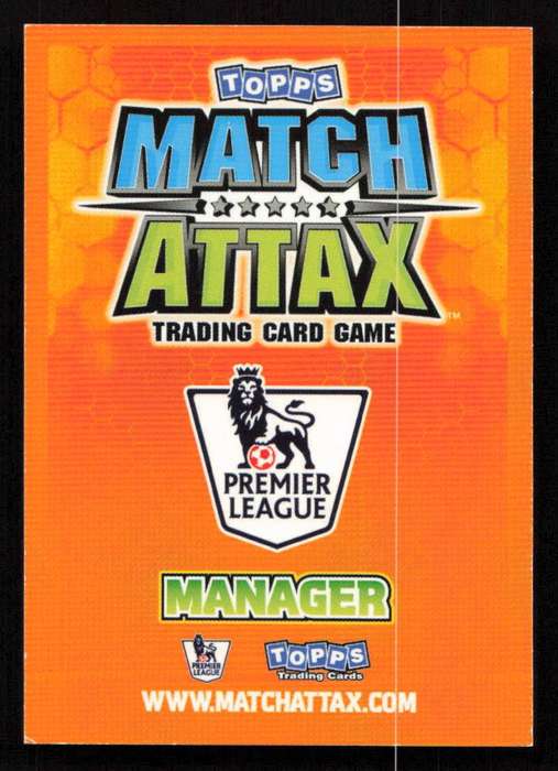 Topps Match Attax PL 2009/2010 - Manchester City - Manager - Mark Huges
