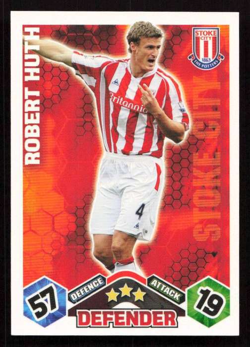 Topps Match Attax PL 2009/2010 - Stoke City - Robert Huth