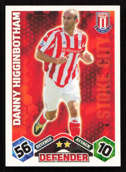 Topps Match Attax PL 2009/2010 - Stoke City - Danny Higginbotham