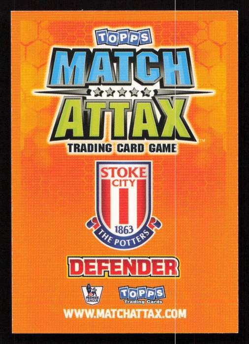 Topps Match Attax PL 2009/2010 - Stoke City - Ryan Shawcross