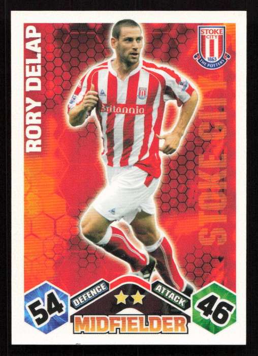 Topps Match Attax PL 2009/2010 - Stoke City - Rory Delap