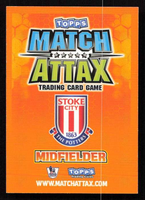 Topps Match Attax PL 2009/2010 - Stoke City - Rory Delap