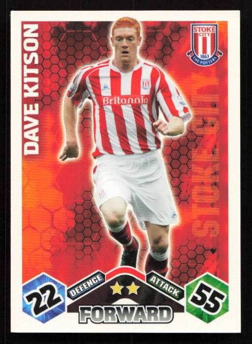 Topps Match Attax PL 2009/2010 - Stoke City - Dave Kitson