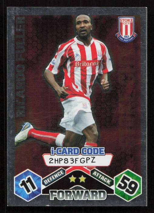 Topps Match Attax PL 2009/2010 - Stoke City - Ricardo Fuller