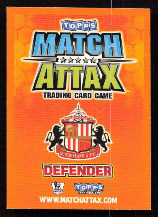 Topps Match Attax PL 2009/2010 - Sunderland - Nyron Nosworthy