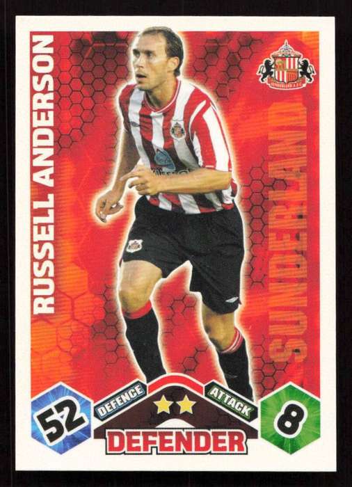 Topps Match Attax PL 2009/2010 - Sunderland - Russell Anderson
