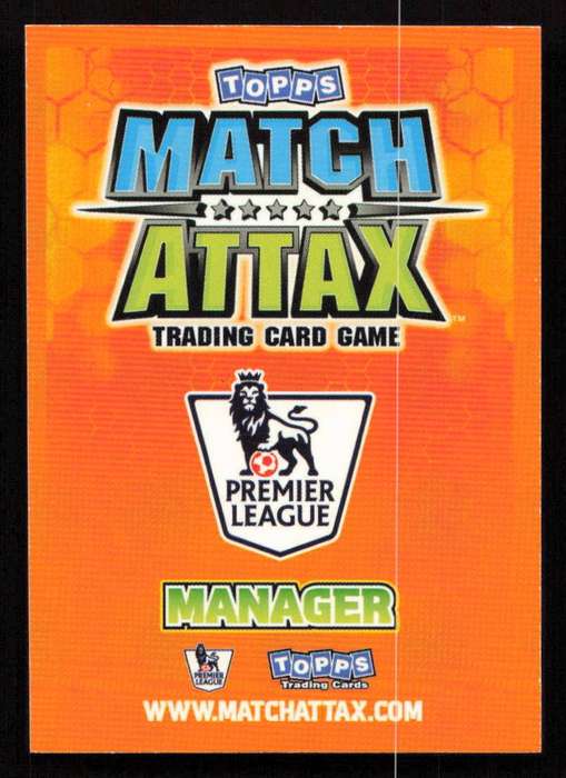 Topps Match Attax PL 2009/2010 - Sunderland - Manager - Steve Bruce