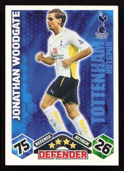 Topps Match Attax PL 2009/2010 - Tottenham Hotspur - Jonathan Woodgate