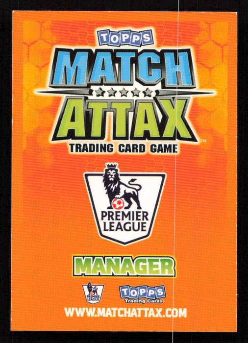 Topps Match Attax PL 2009/2010 - Tottenham Hotspur - Manager - Harry Redknapp