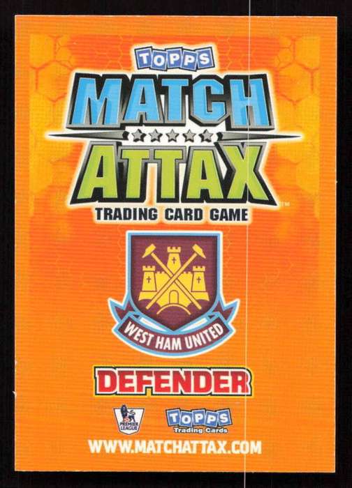 Topps Match Attax PL 2009/2010 - West Ham United - Jonathan Spector