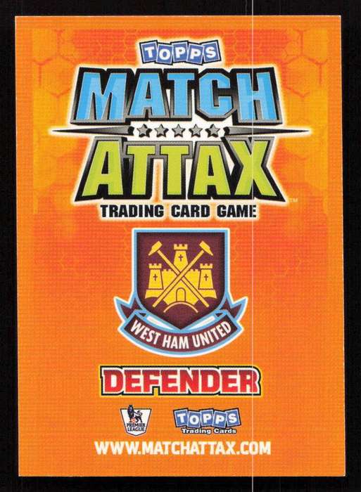 Topps Match Attax PL 2009/2010 - West Ham United - Daniel Gabbidon