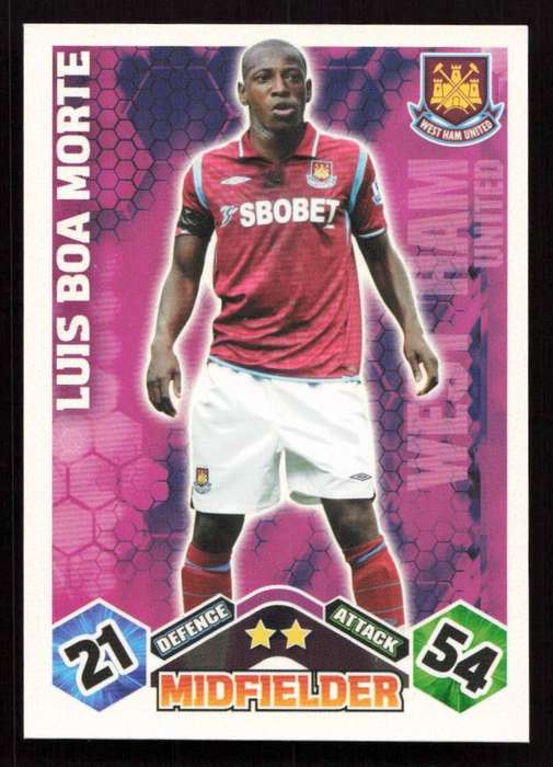 Topps Match Attax PL 2009/2010 - West Ham United - Luis Boa Morte