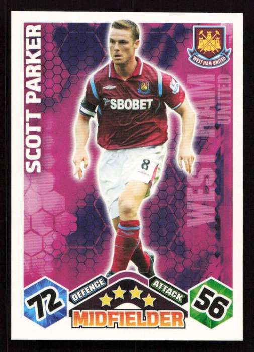 Topps Match Attax PL 2009/2010 - West Ham United - Scott Parker