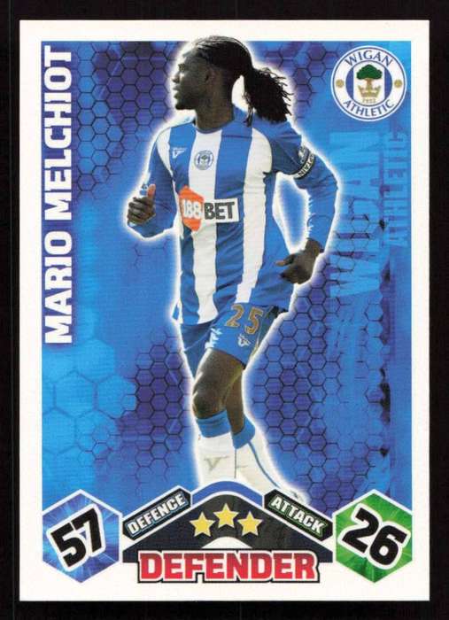 Topps Match Attax PL 2009/2010 - Wigan Athletic - Mario Melchiot
