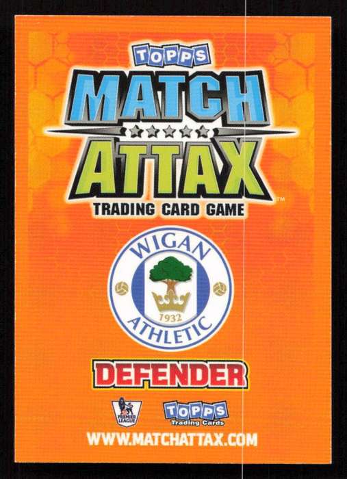 Topps Match Attax PL 2009/2010 - Wigan Athletic - Mario Melchiot