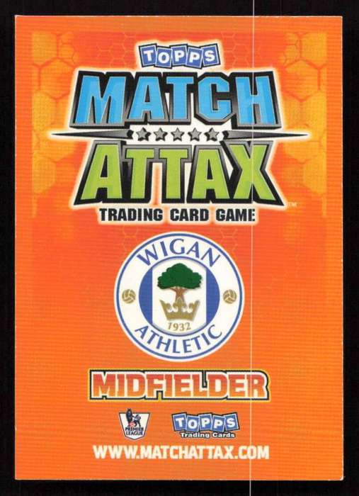 Topps Match Attax PL 2009/2010 - Wigan Athletic - Daniel De Ridder